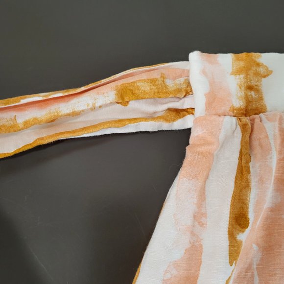 Ann Taylor Watercolor Tie Waist Skirt SZ XL - Picture 3 of 7